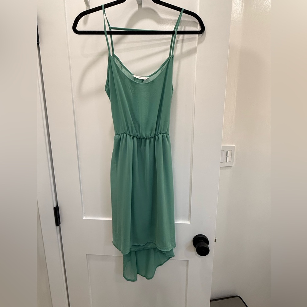 Lush teal dress